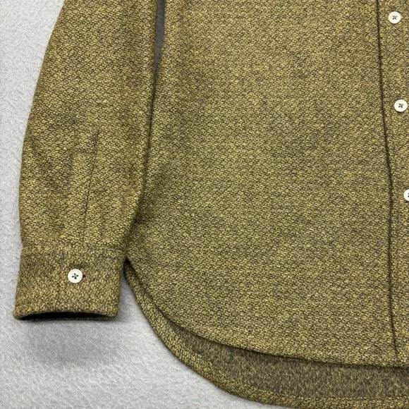 Anian Women's Berlino Button Up Overshirt Recycled Wool Blend Made in Canada S - Picture 3 of 11